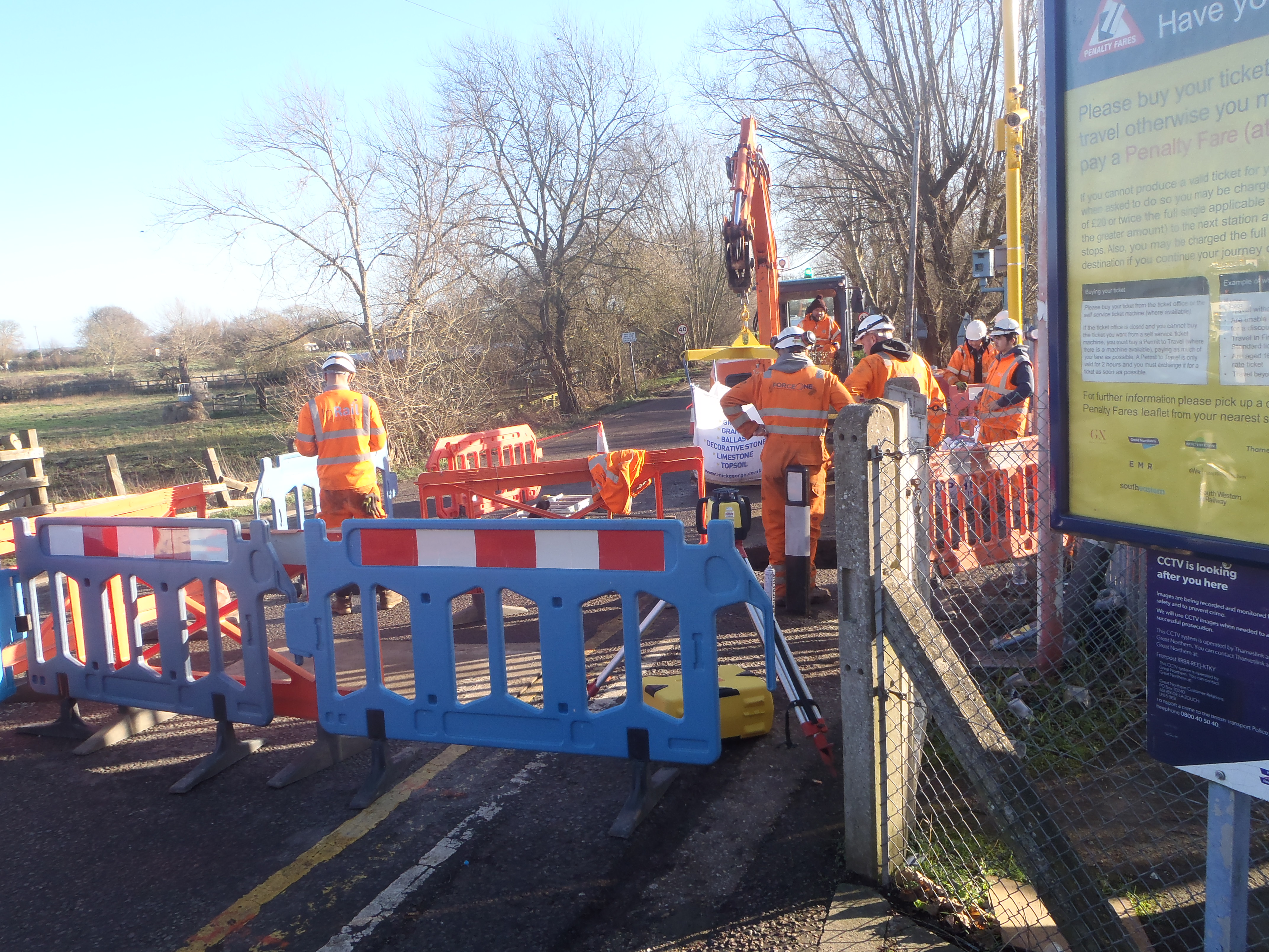 road works from west