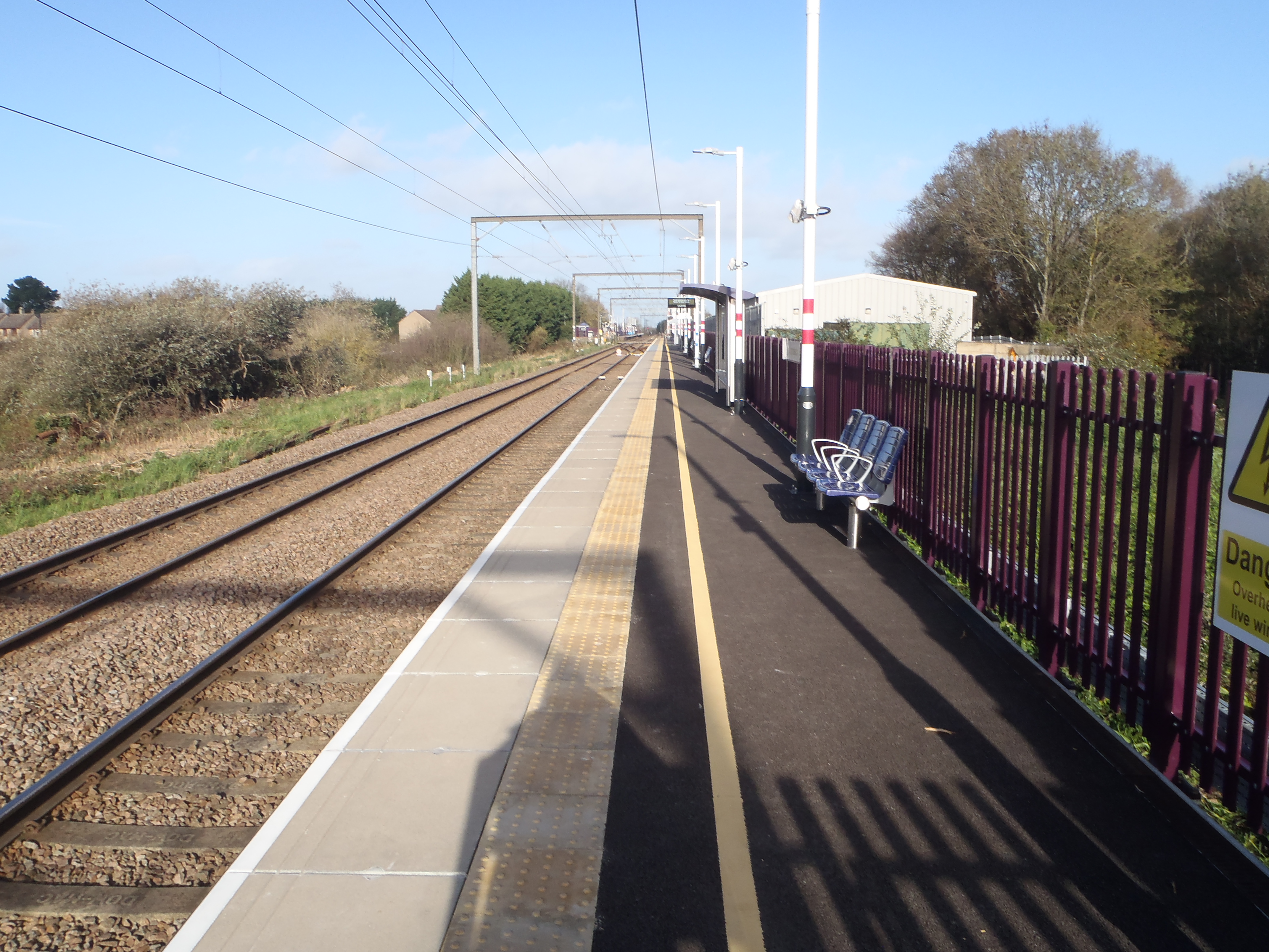 looking north on up platform