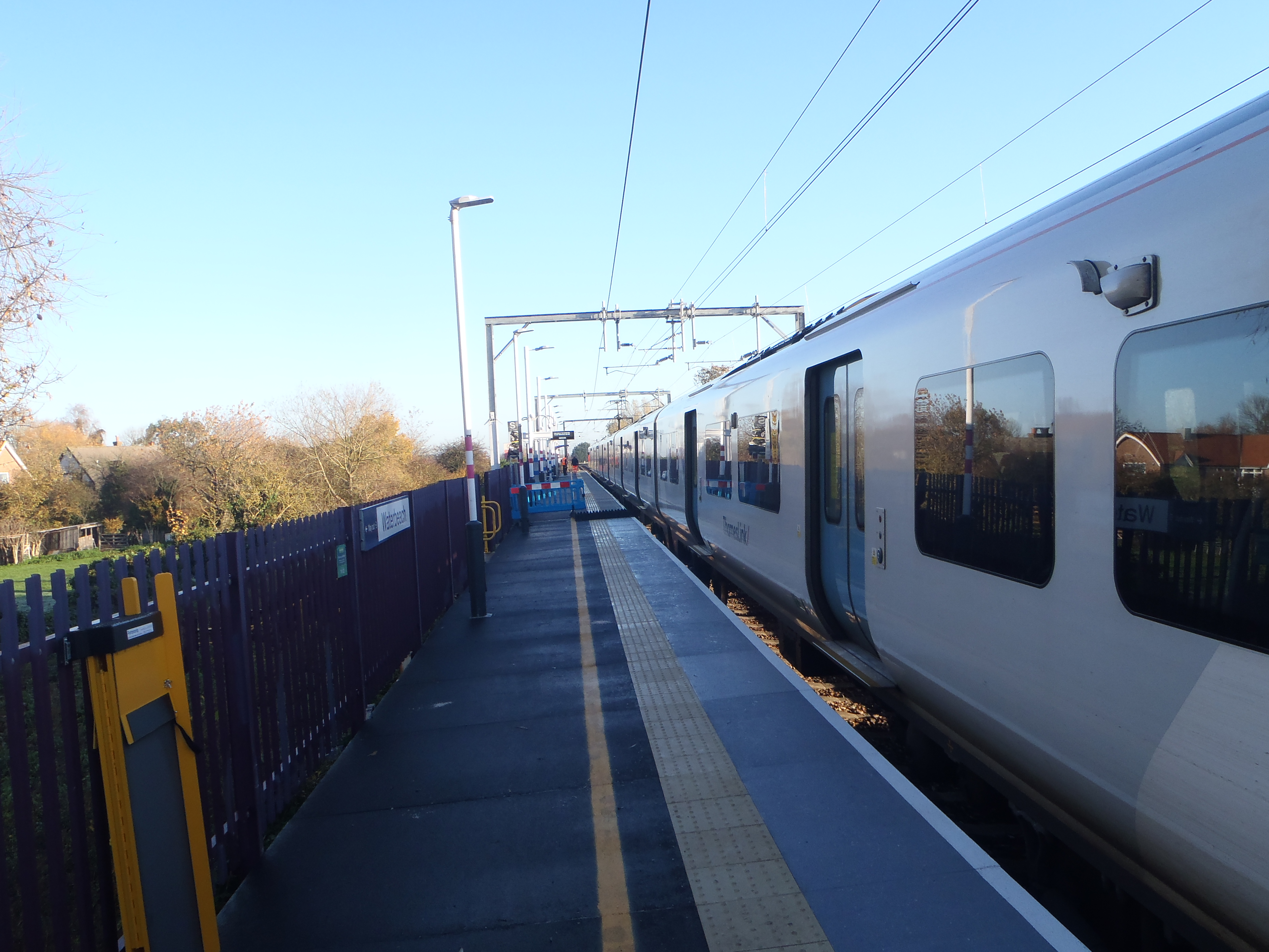 looking north on down platform; photo: John Grant