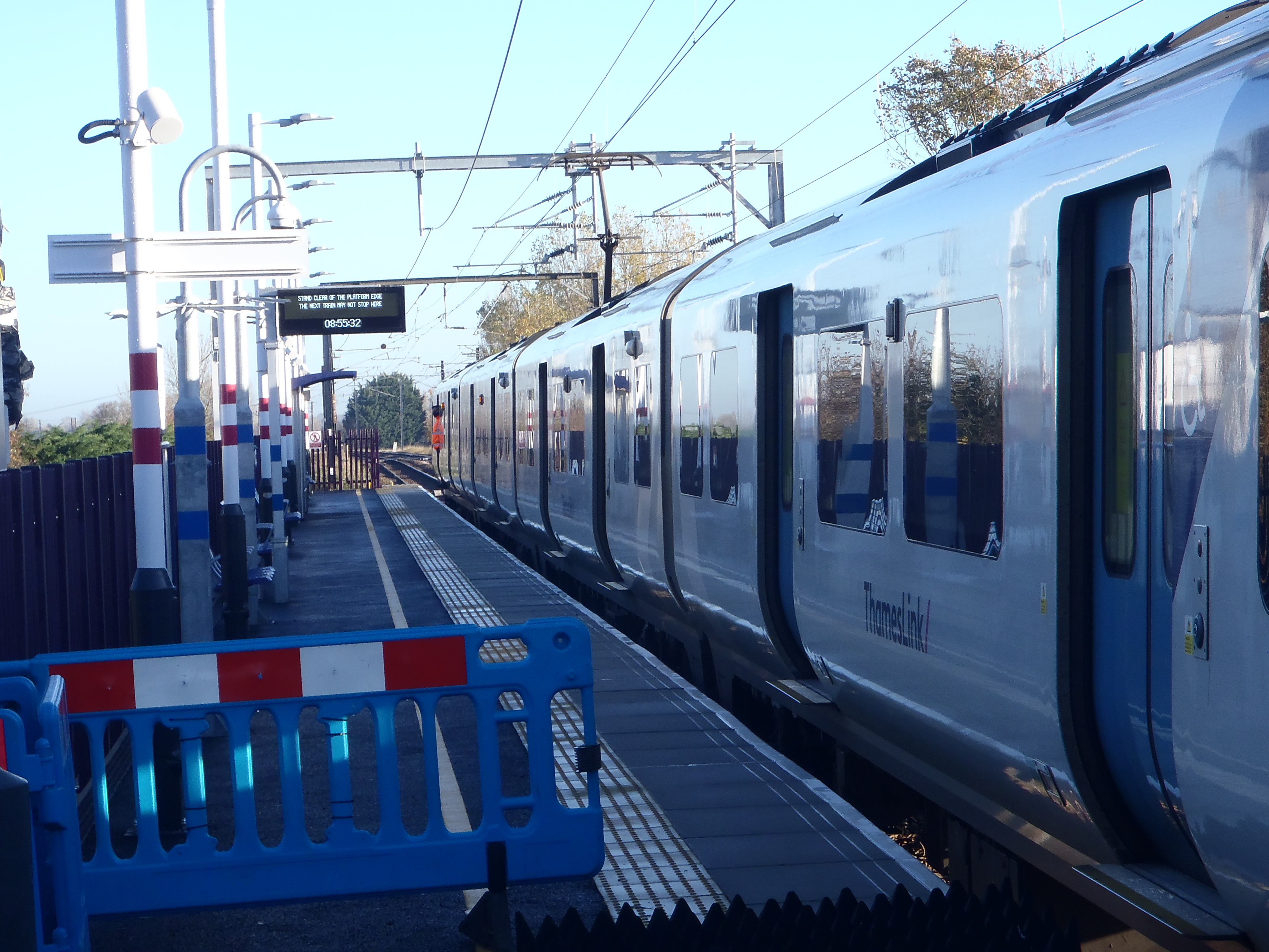 looking north on down platform; photo: John Grant