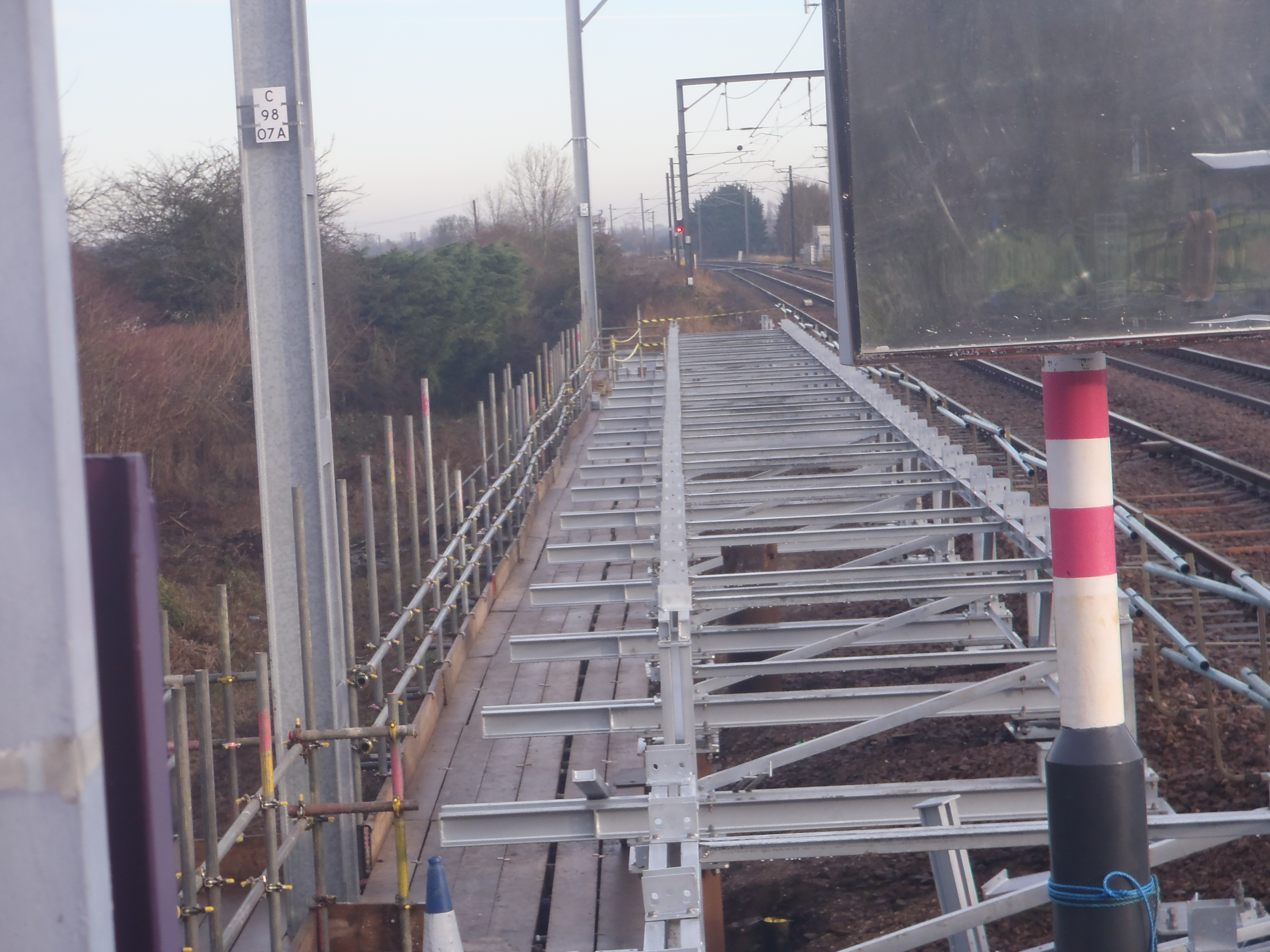 looking north from down platform